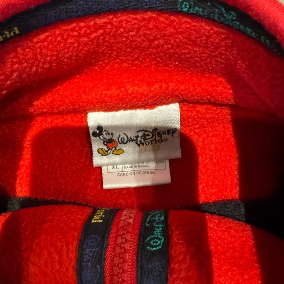 Walt Disney World 1/4 Zip Fleece Sz XL - Picture 3 of 5